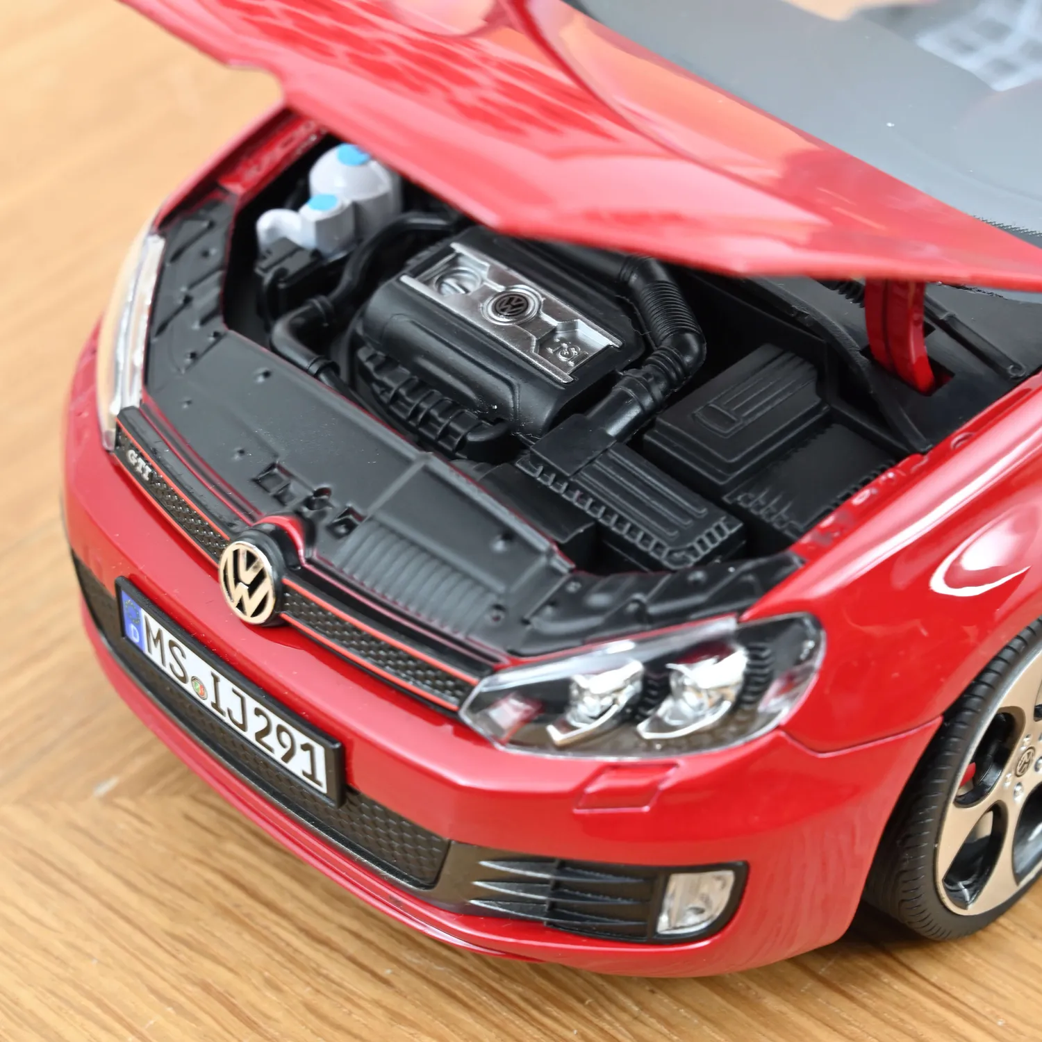 Norev VW Golf GTI 2009 miniature 1/18 rouge Tornado