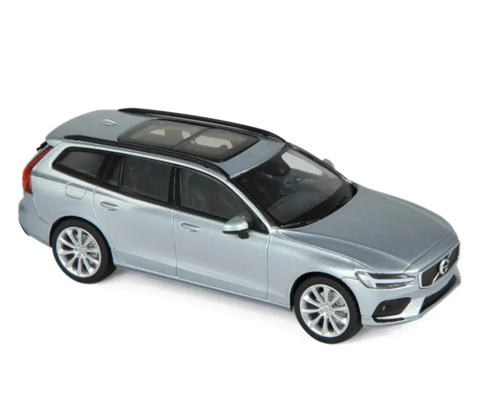 Norev Volvo V60 2018 argent brillant voiture miniature 1/43 break