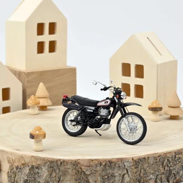 Norev Yamaha XT500 1988 moto miniature 1/18 noir argent