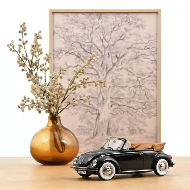 Norev VW 1303 Cabriolet 1972 voiture miniature 1/18 noir