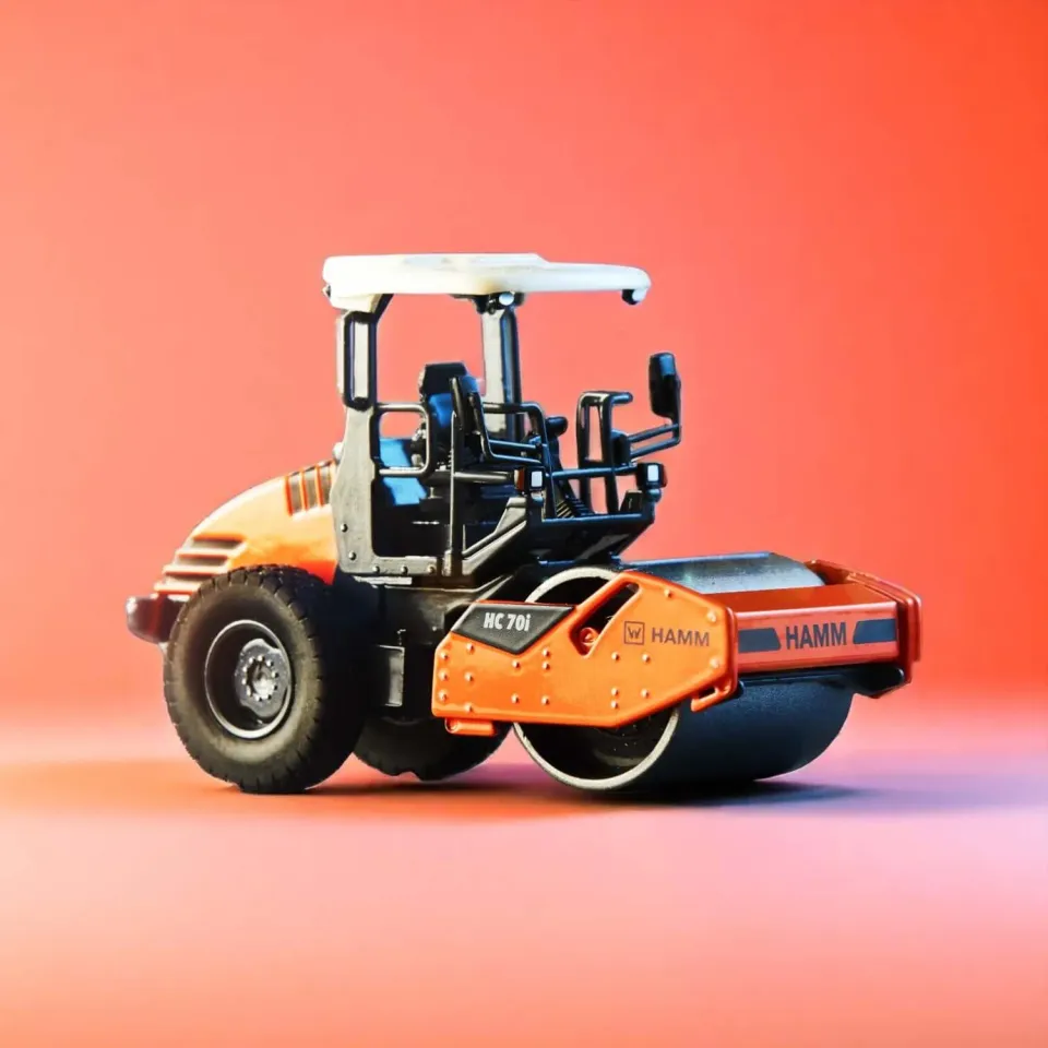 NZG Hamm HC 70i ROPS rouleau miniature 1:50 métal