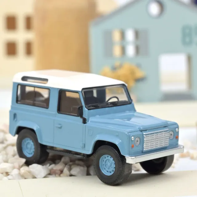 Norev Land Rover Defender 1995 Jet-car 1/43 bleu jouet