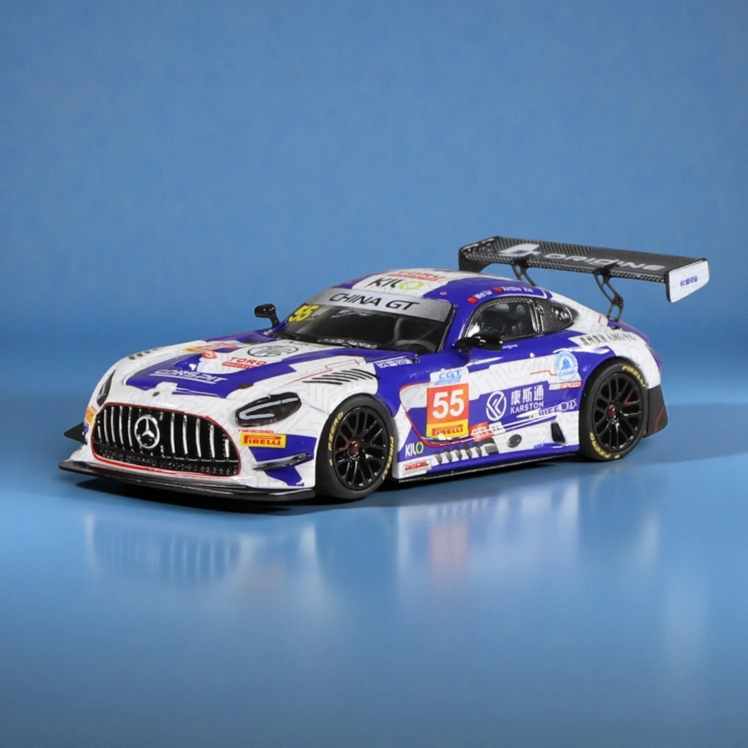 NZG Mercedes-AMG GT3 voiture miniature 1/64 course
