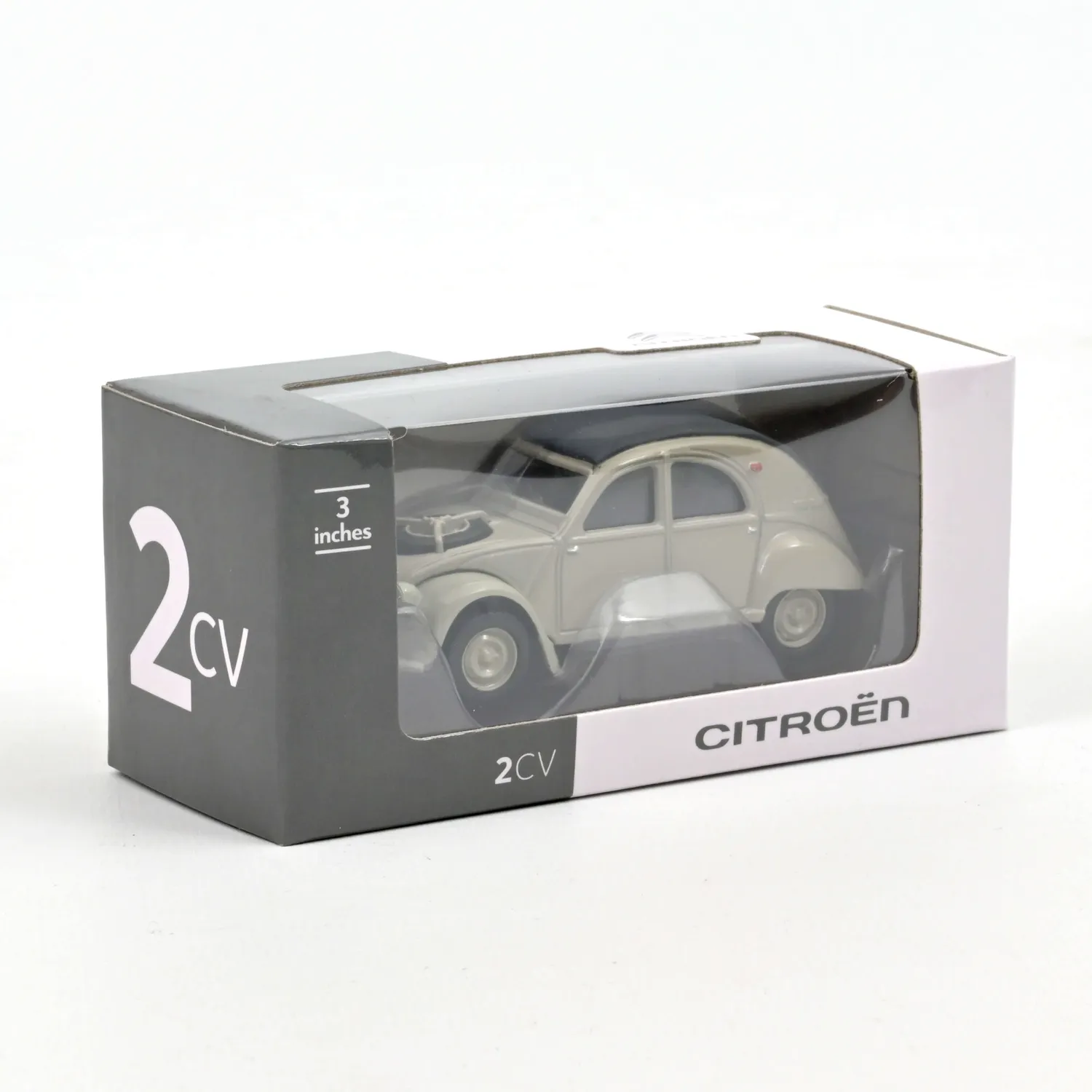 Norev Citroën 2CV 4x4 1962 miniature 1/54 gris rosé