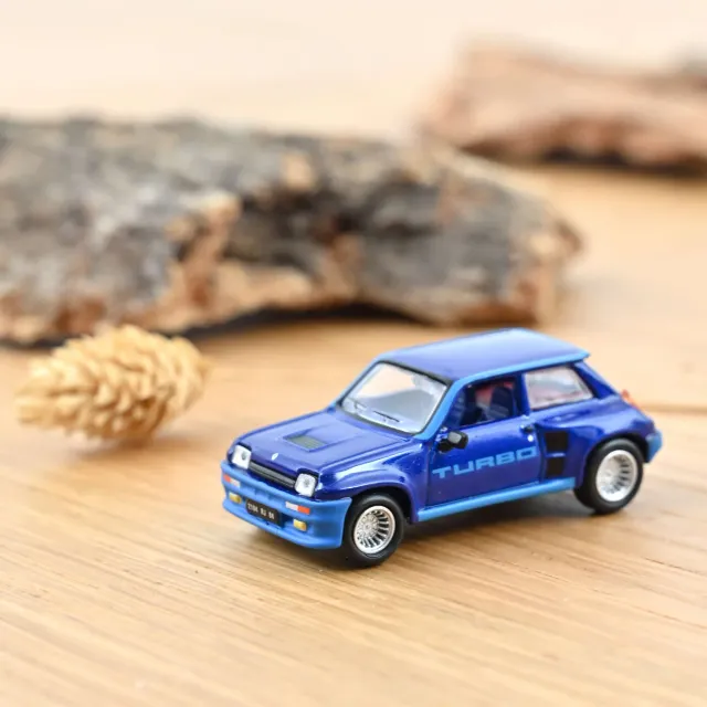 Norev Renault 5 Turbo 1980 miniature 1/87 bleu Olympe