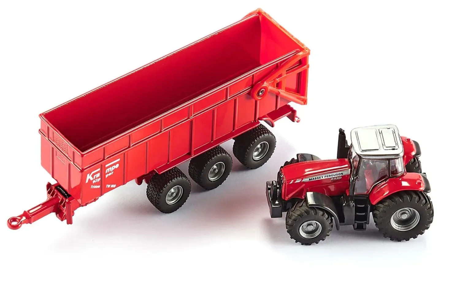 SIKU 1844 Tracteur Massey Ferguson remorque miniature 1/87