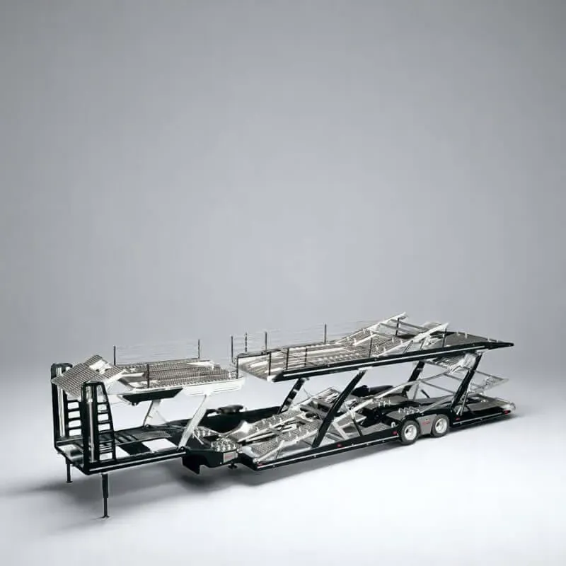 NZG Lohr miniature camion porte-voitures 1/18 noir