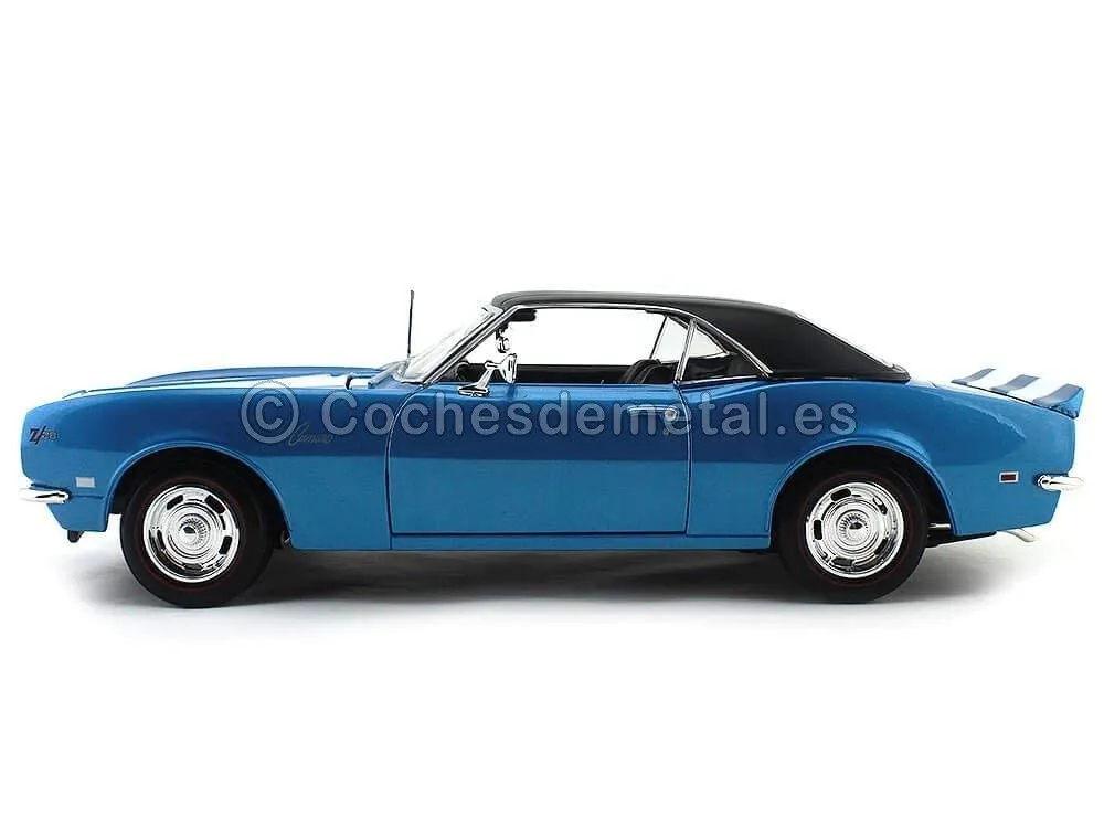 Maisto Chevrolet Camaro Z28 1968 voiture miniature bleue 1/18