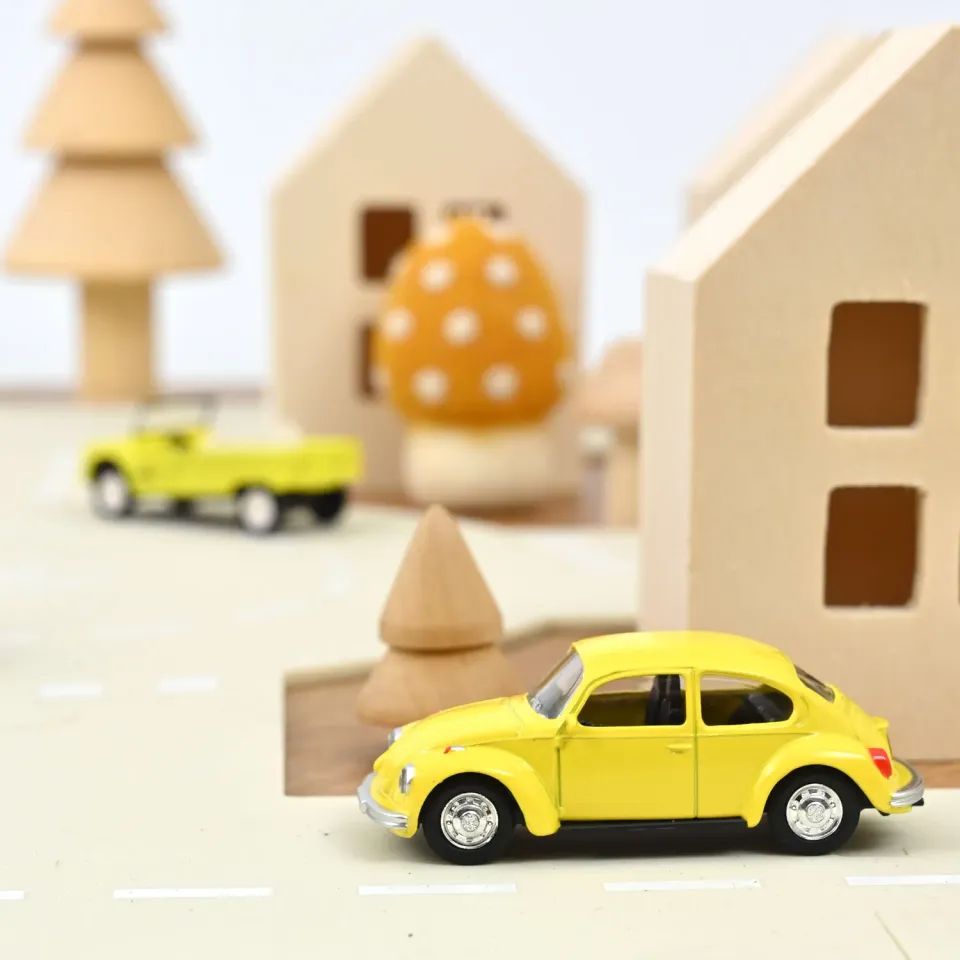Norev VW Coccinelle 1303 jaune miniature 1/54