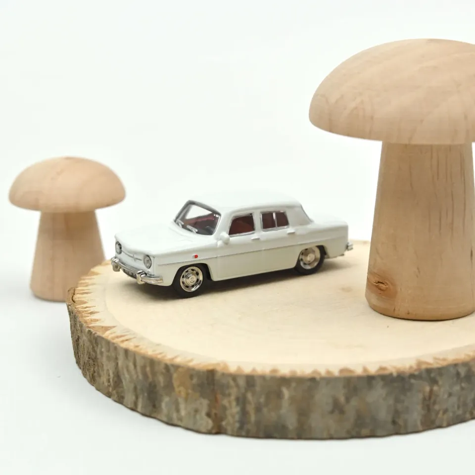 Norev Renault 8 1963 voiture miniature 1/87 blanc