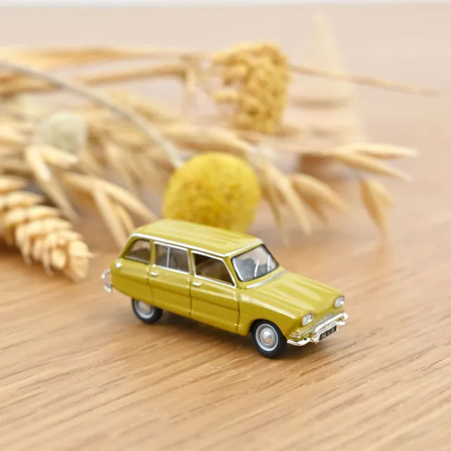 Norev Citroën Ami 6 Break 1969 voiture miniature 1/87 jaune