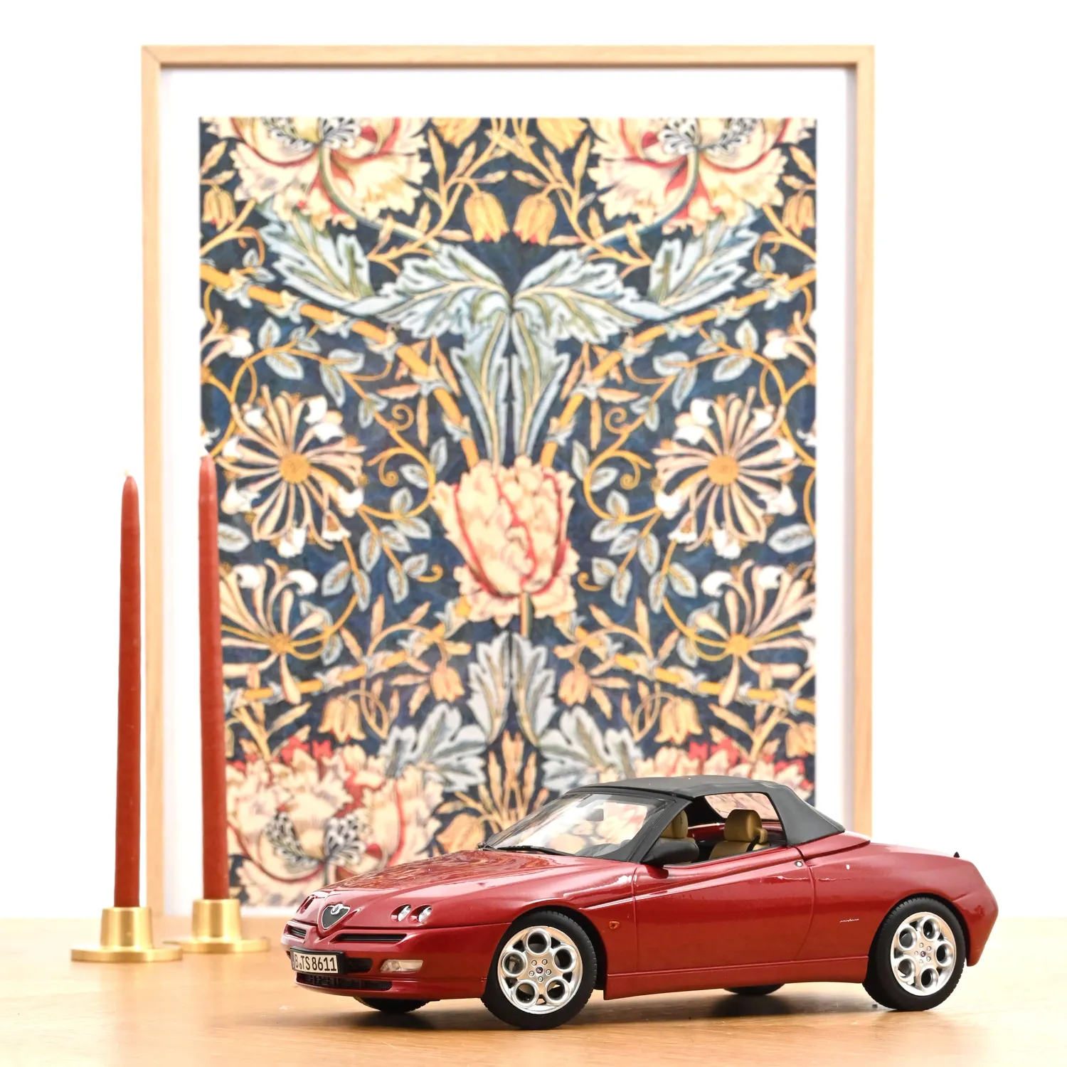 Norev Alfa Romeo Spider 1999 miniature 1/18 rouge proteo