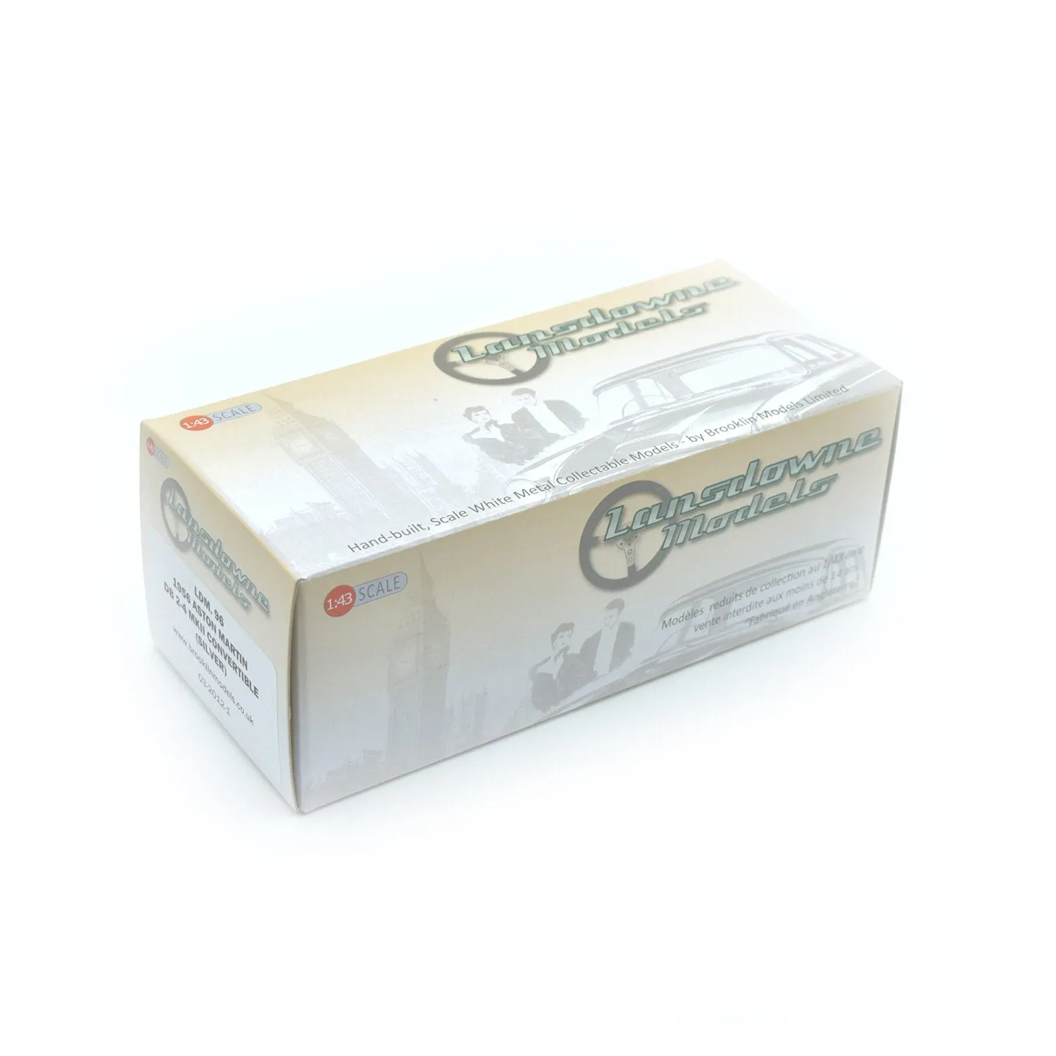 Brooklin Lansdowne 1955 Bristol 405 miniature ivoire 1/43