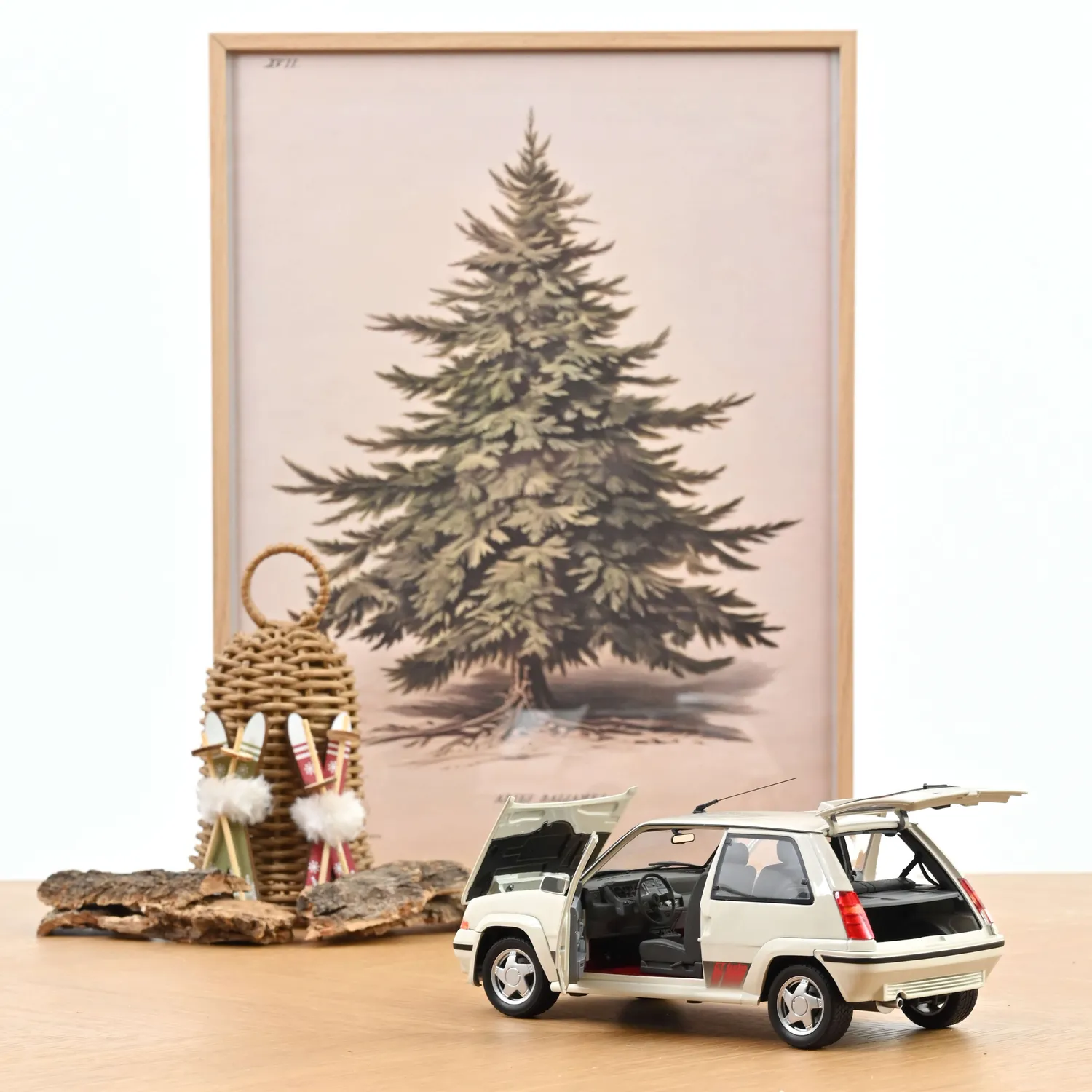 Norev Renault Supercinq GT Turbo miniature 1/18 blanc