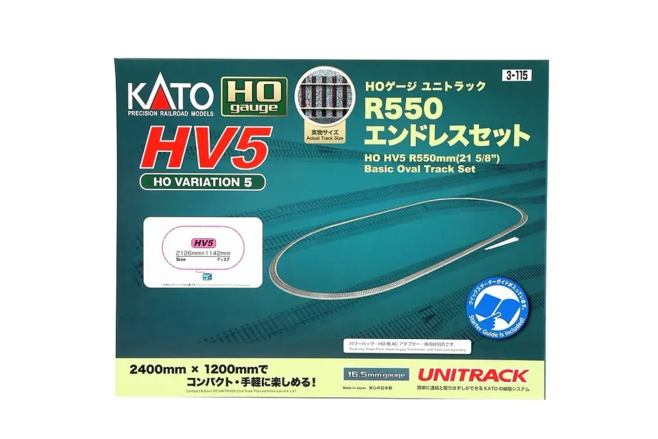MINIS HV5 ovale rails R550 mm coffret 26 pièces