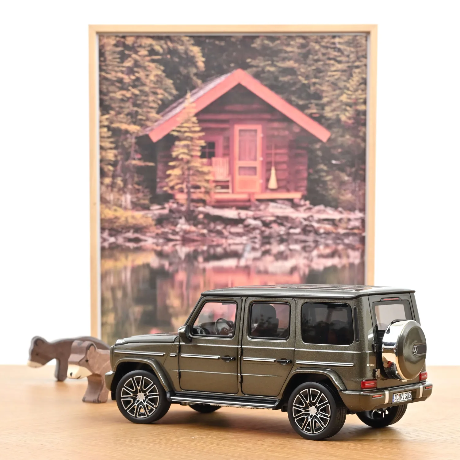 Norev Mercedes-Benz G-Class 2024 miniature 1/18 gris indium