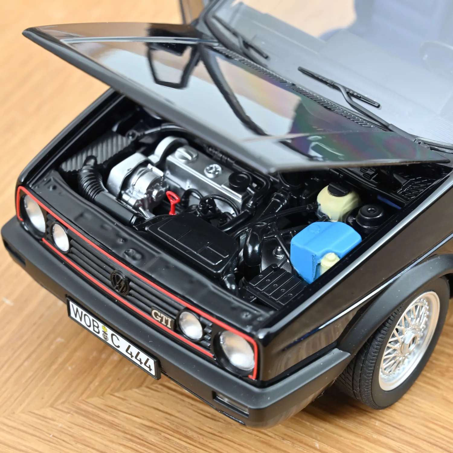 Norev VW Golf GTI Edition Blue 1991 miniature 1/18 bleu