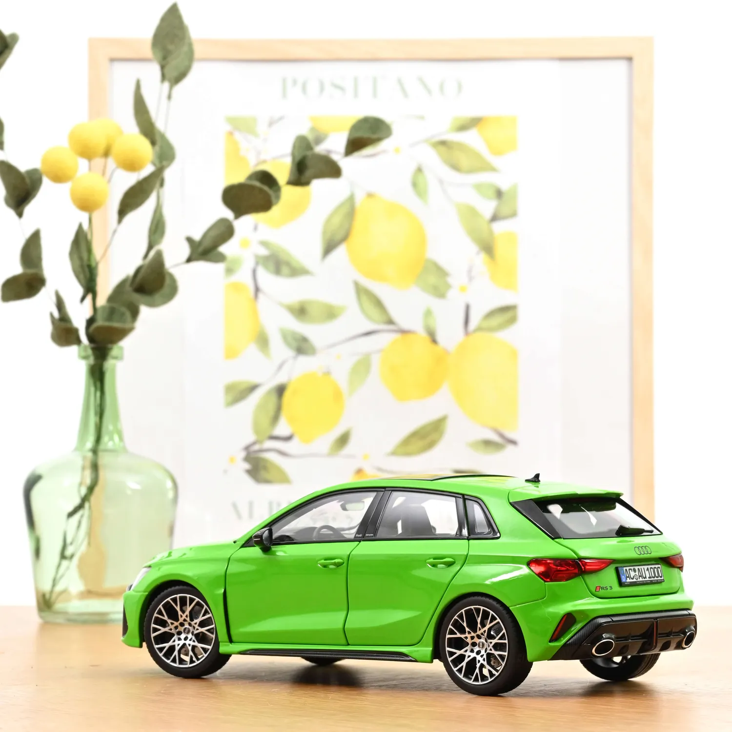 Norev Audi RS 3 Sportback 2025 voiture miniature 1/18 vert