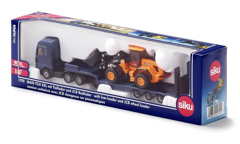 Siku Super 1790 MAN camion surbaissé bleu jaune
