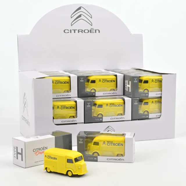 Norev Citroën Type H 1970 voiture miniature 1/58 jaune display