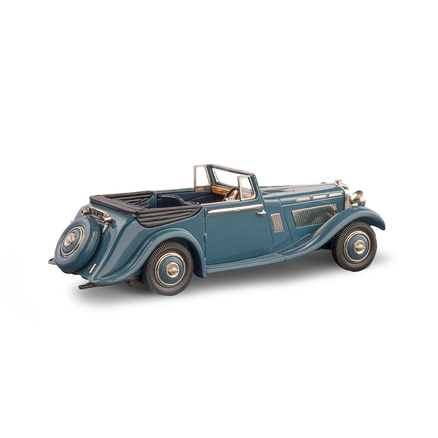 Lansdowne 1935 Brough Superior 8 DHC miniature bleue