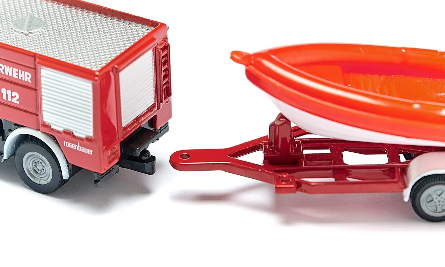 Siku Super 1636 Unimog pompiers miniature avec bateau