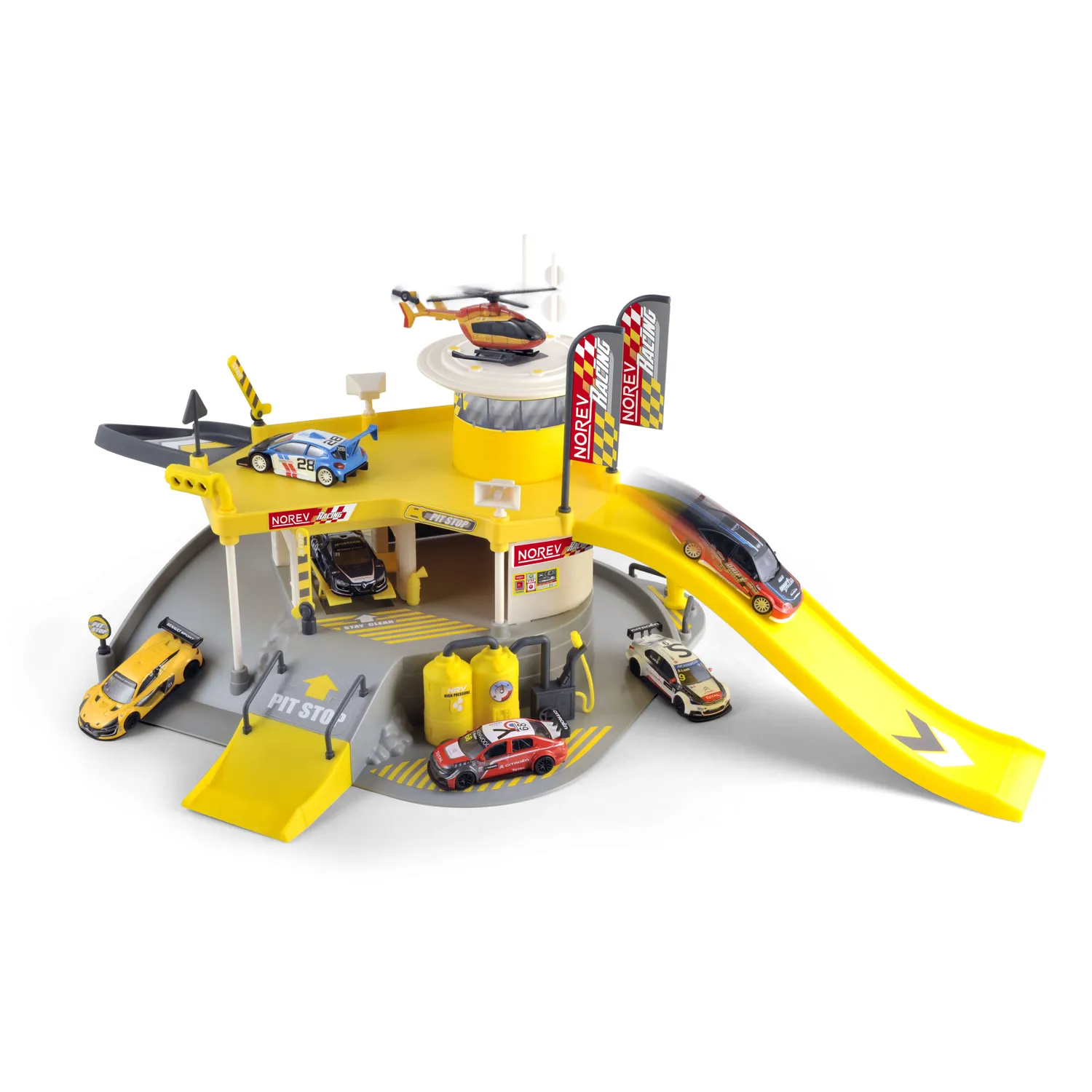 Norev Garage Racing jouet + 1 voiture