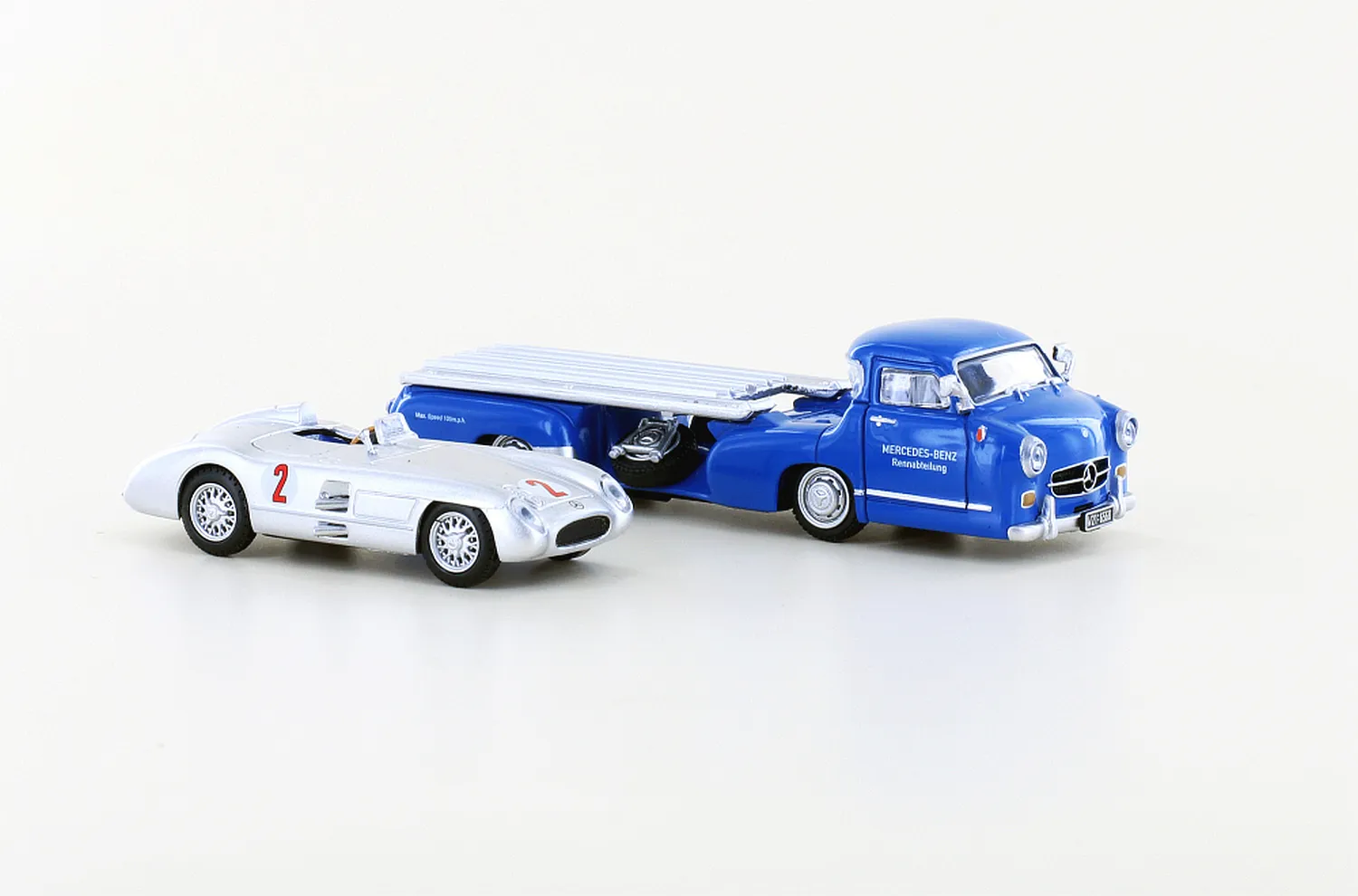 MINIS MB Wunder + 300 SLR n°2 voitures 1/87 bleu