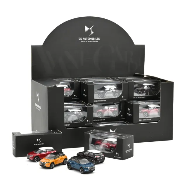 Norev DS3 Crossback 1/64 voiture miniature display 36 4 couleurs