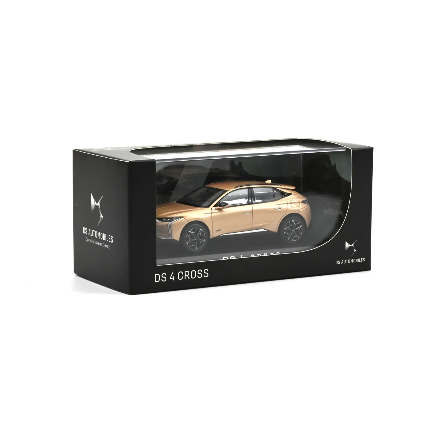 Norev DS 4 Cross miniature 1/43 or cuivré