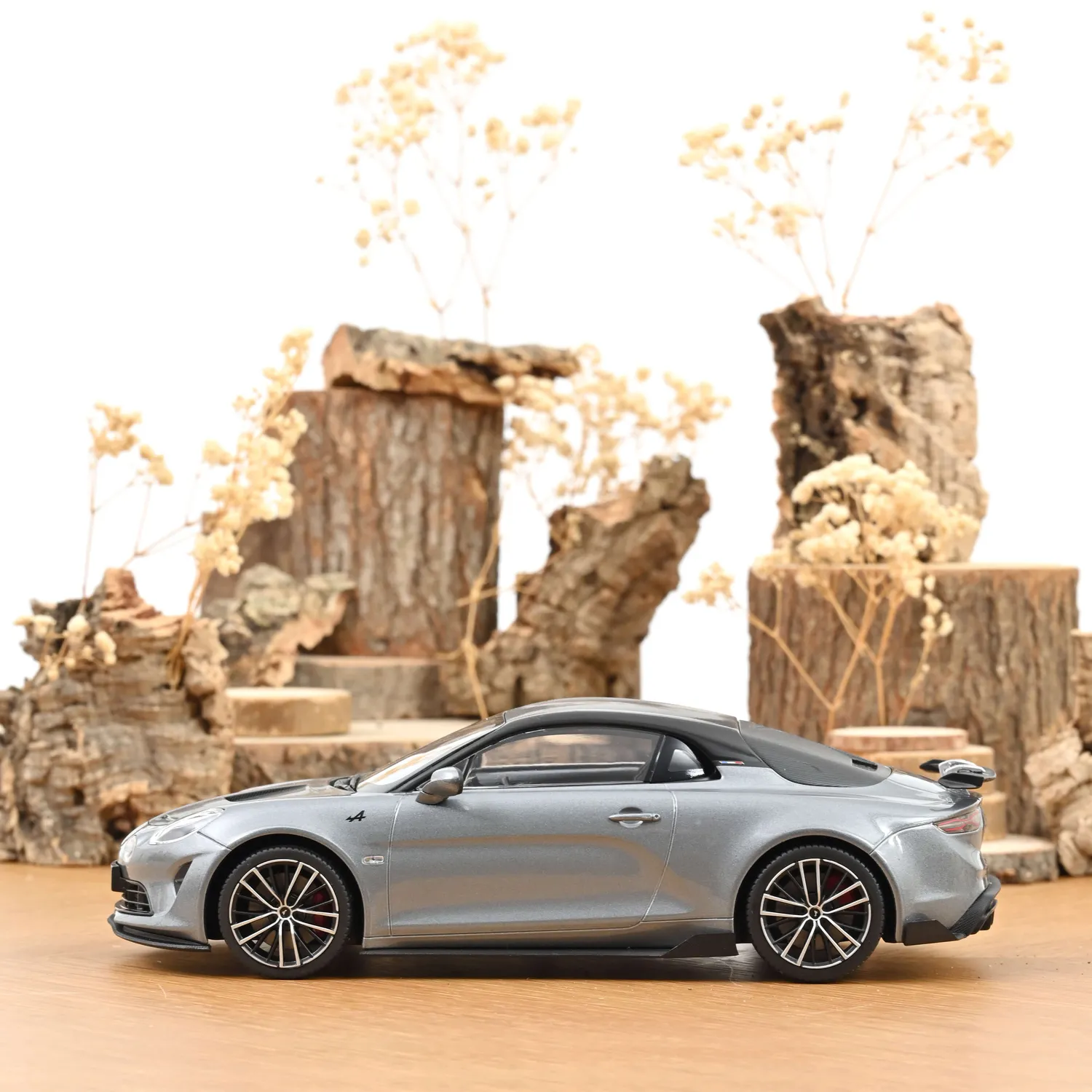 Norev Alpine A110 R Turini 2025 miniature 1/18 gris tonnerre