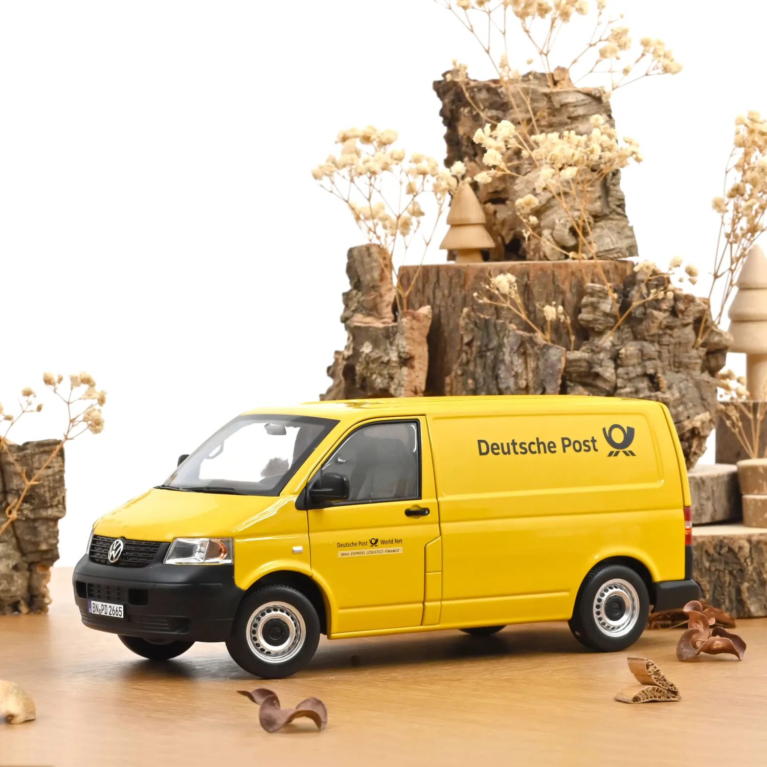 Norev VW Transporter 2003 miniature 1/18 Poste