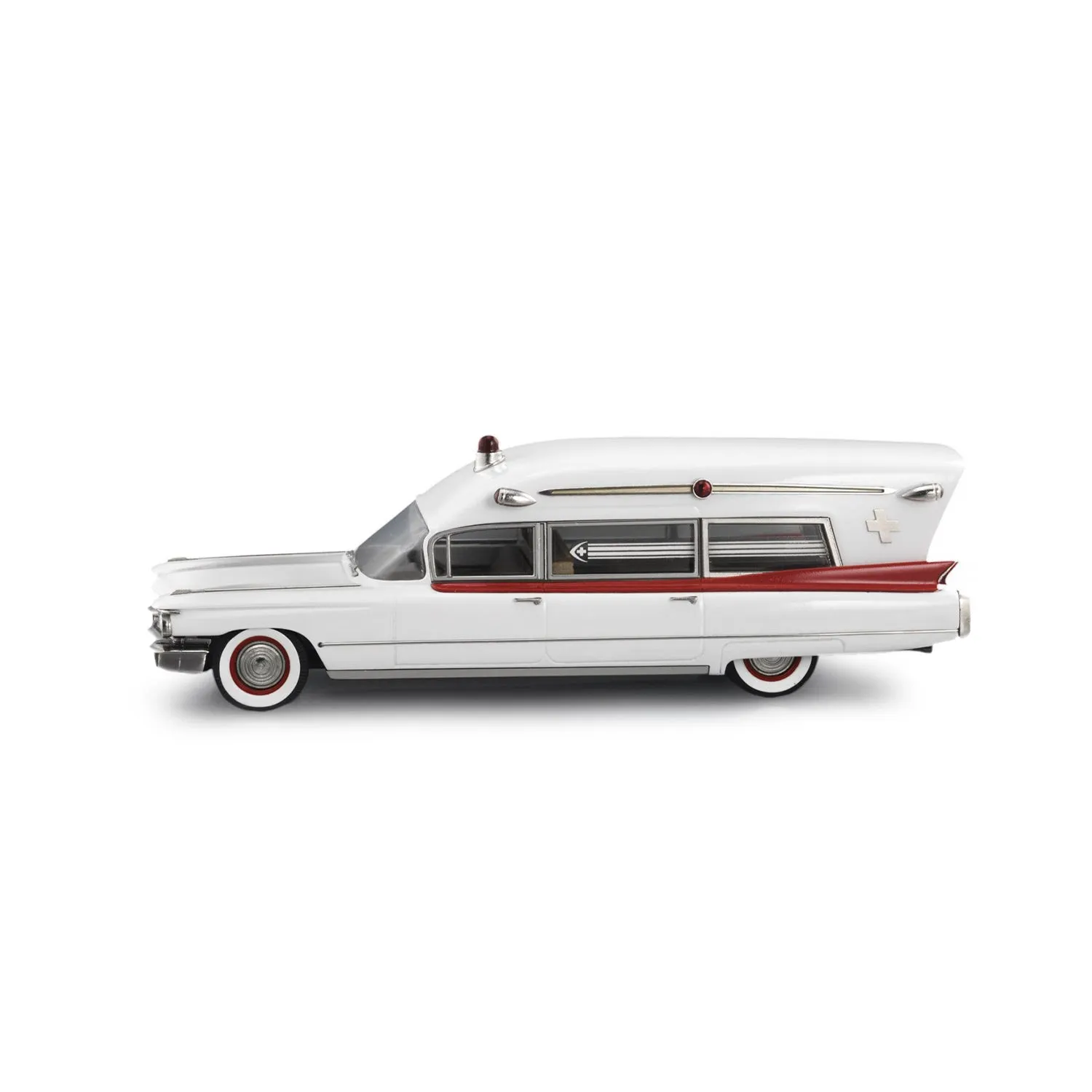 Brooklin CSV 1960 Miller-Meteor Cadillac Guardian Ambulance miniature blanc