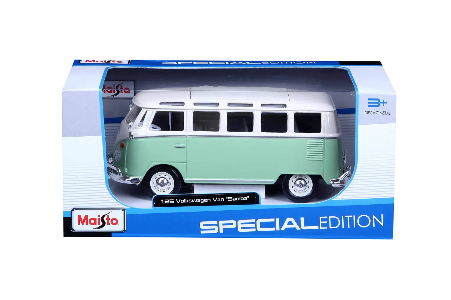 Maisto Volkswagen Van Samba miniature 1/24 verte