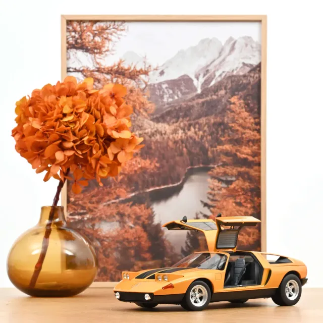 Norev Mercedes C111-II 1970 miniature 1/18 orange métal