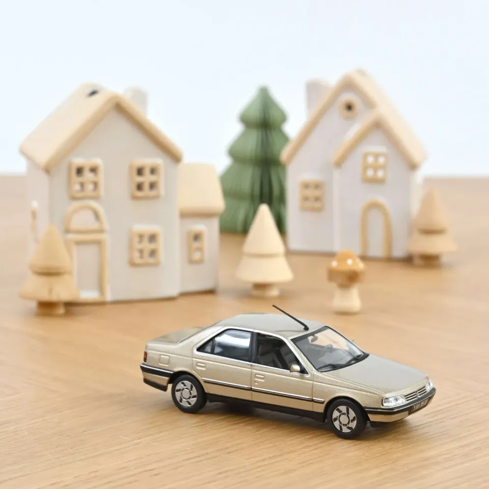 Norev Peugeot 405 SRi 1991 miniature 1/43 beige Mayfair