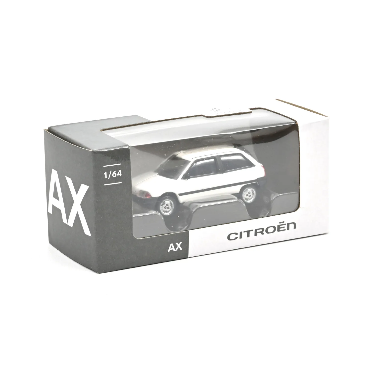 Norev Citroën AX 3 portes miniature 1/64 blanc 1986