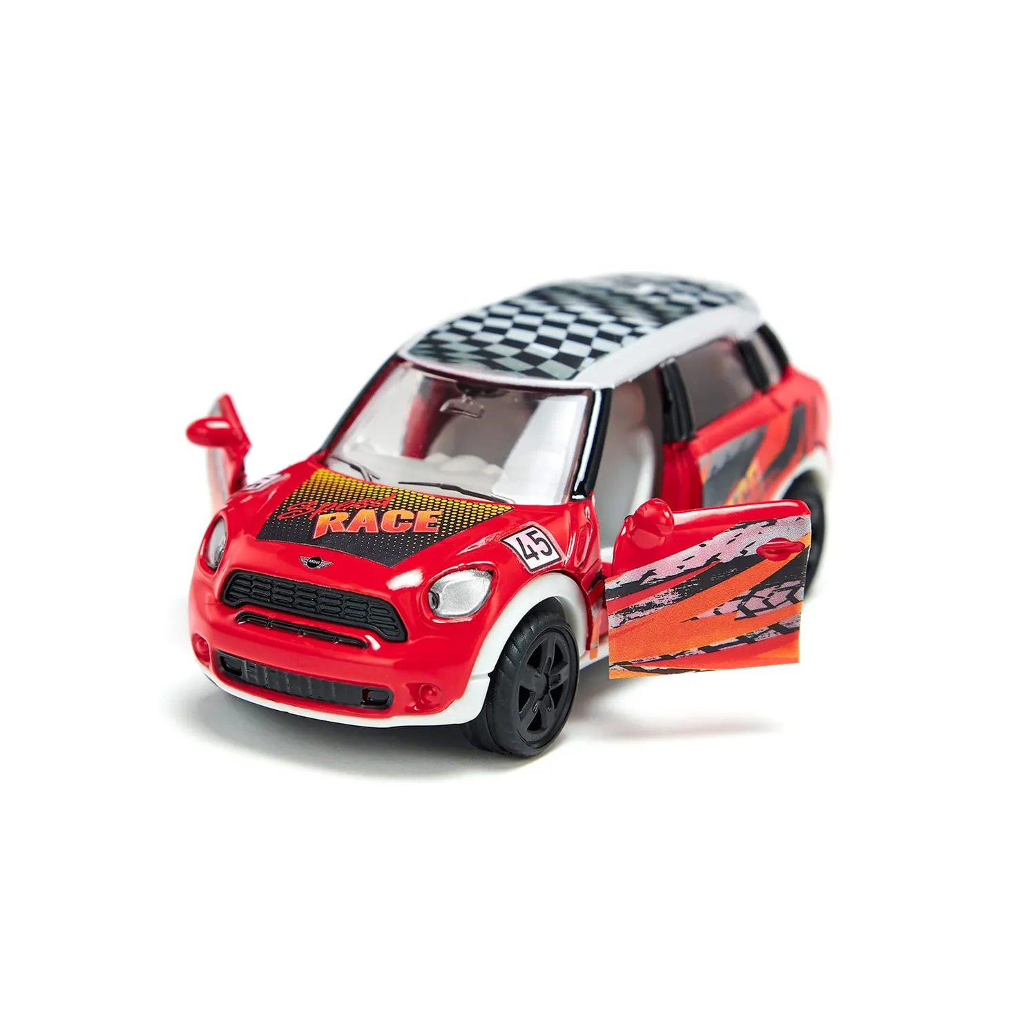 Siku 6504 MINI Countryman Race kit miniature rouge stickers
