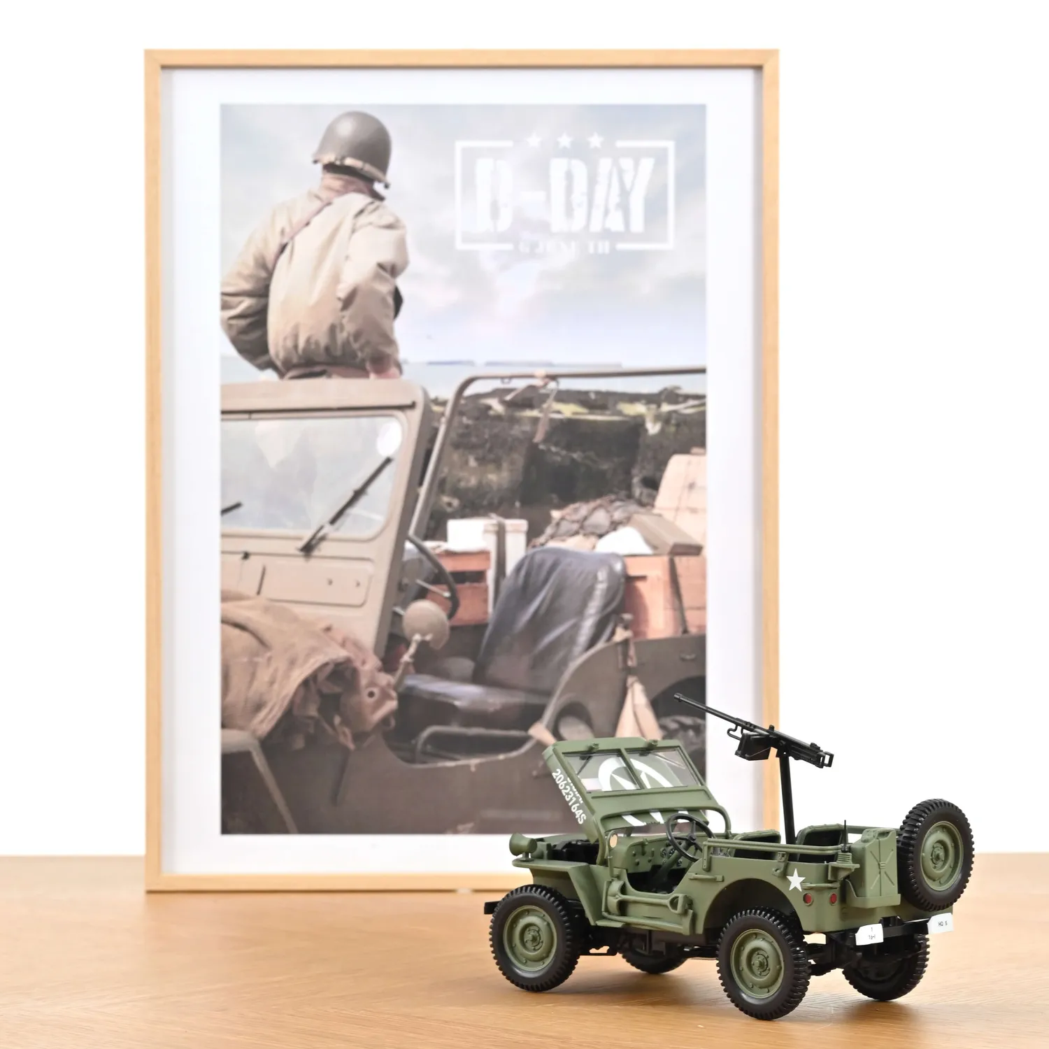 Norev Jeep Militaire 1944 D-Day miniature 1/18