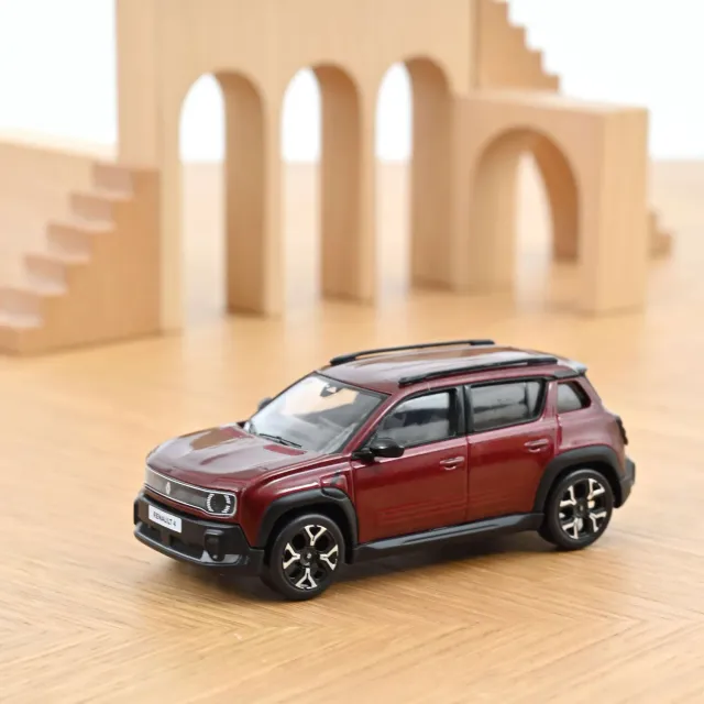 Norev Renault 4 E-Tech 2025 miniature 1/43 rouge carmin