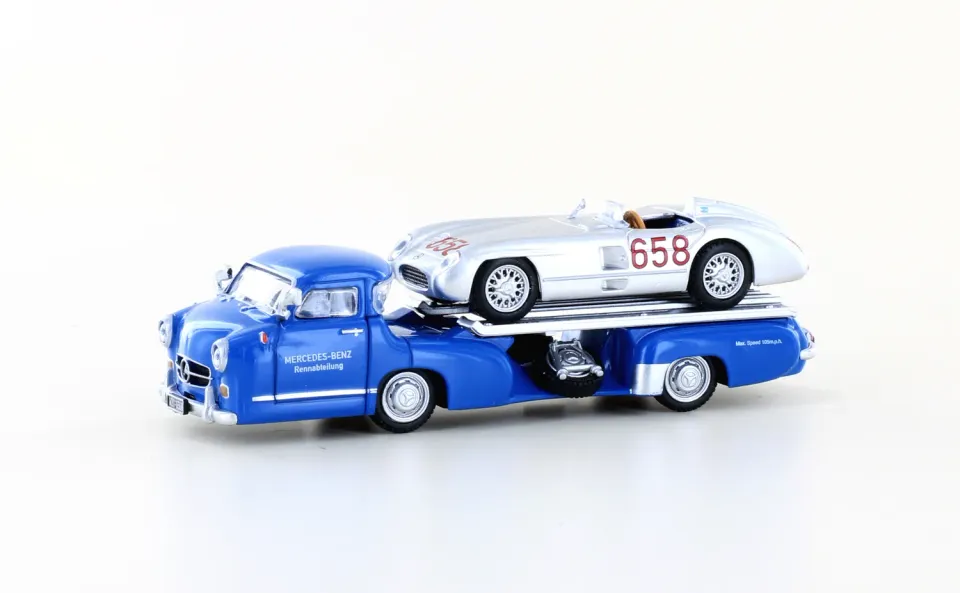 MINIS MB Renntransporter 300 SLR Fangio 658 coffret 1/87
