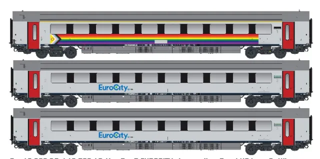 MINIS I11 coffret 3 voitures voyageurs SNCB Ep VI