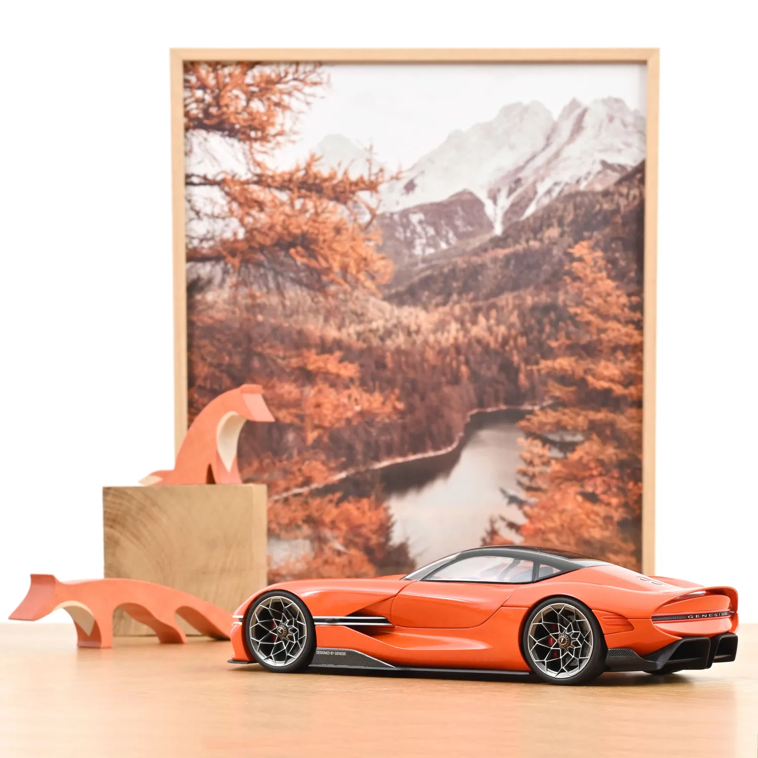 Norev Genesis X Gran Berlinetta VGT voiture 1/18 orange
