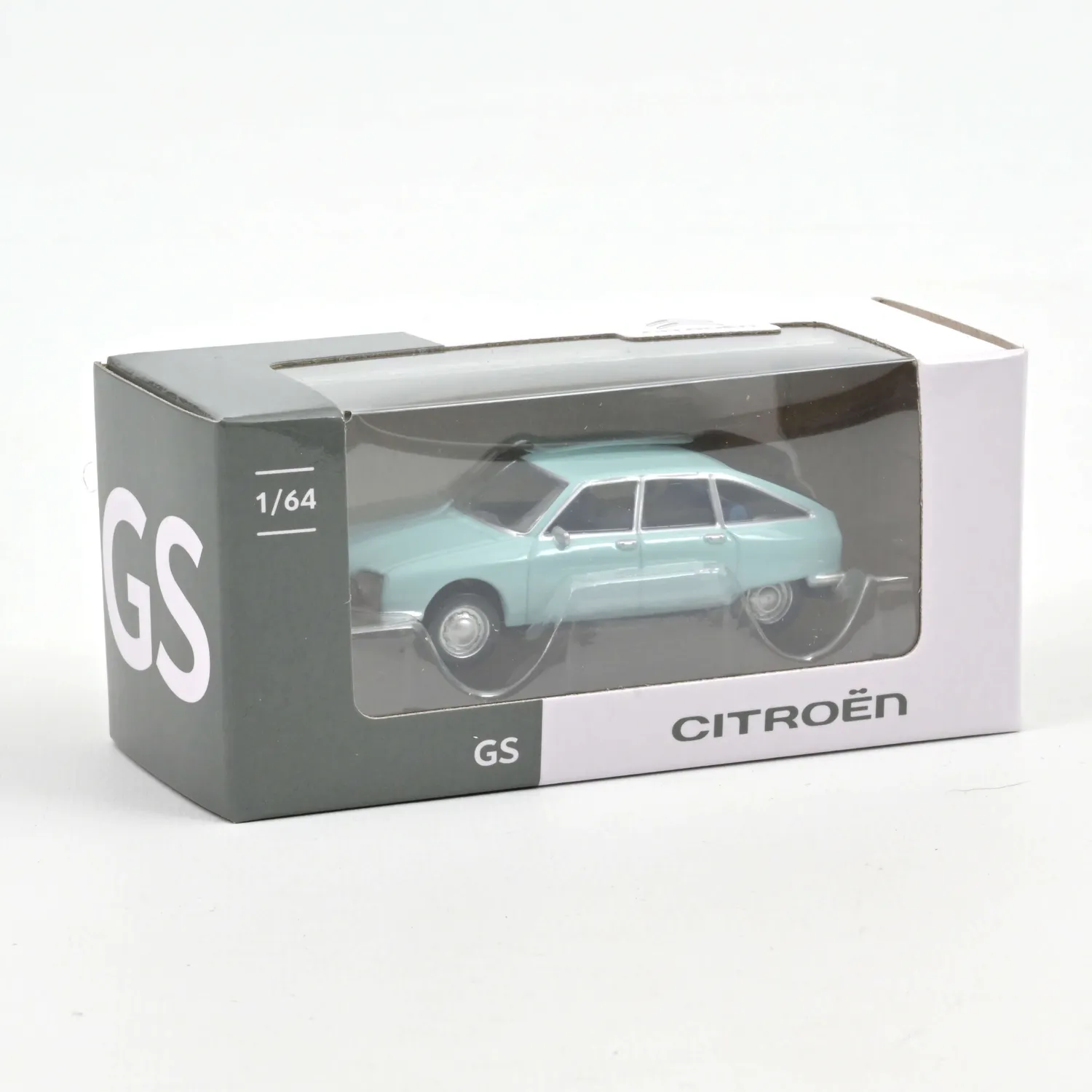 Norev Citroën GS 1970 miniature 1/64 display 36 4 couleurs