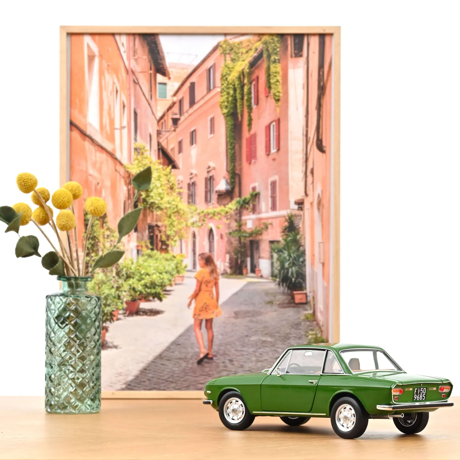 Norev Lancia Fulvia 3 1975 voiture miniature 1/18 verte