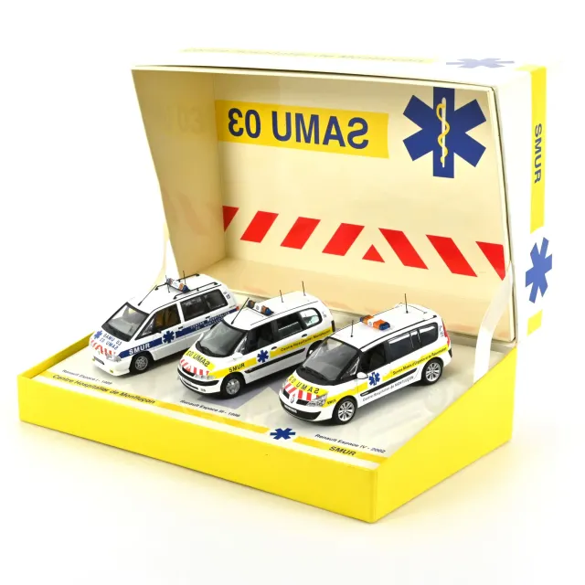 Norev Renault Espace 1988 coffret SAMU miniature 1/43