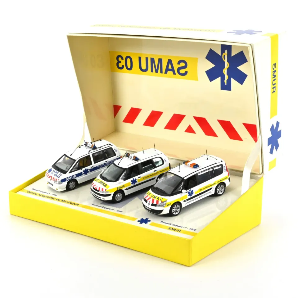 Norev Renault Espace 1988 coffret SAMU miniature 1/43