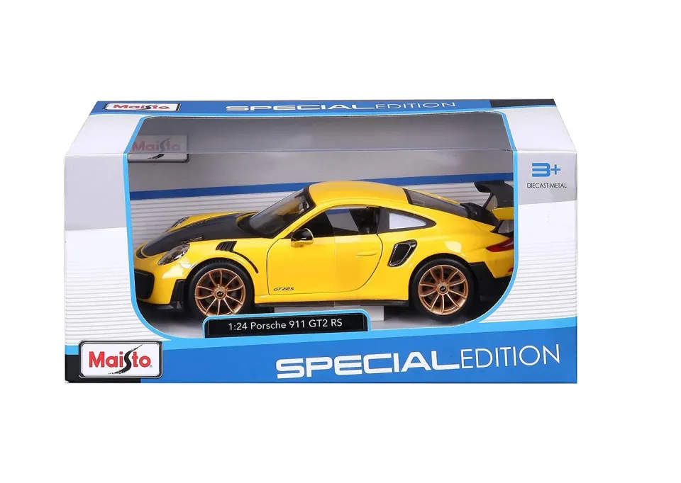 Bburago Porsche 911 GT2 RS miniature 1/24 portes ouvrantes