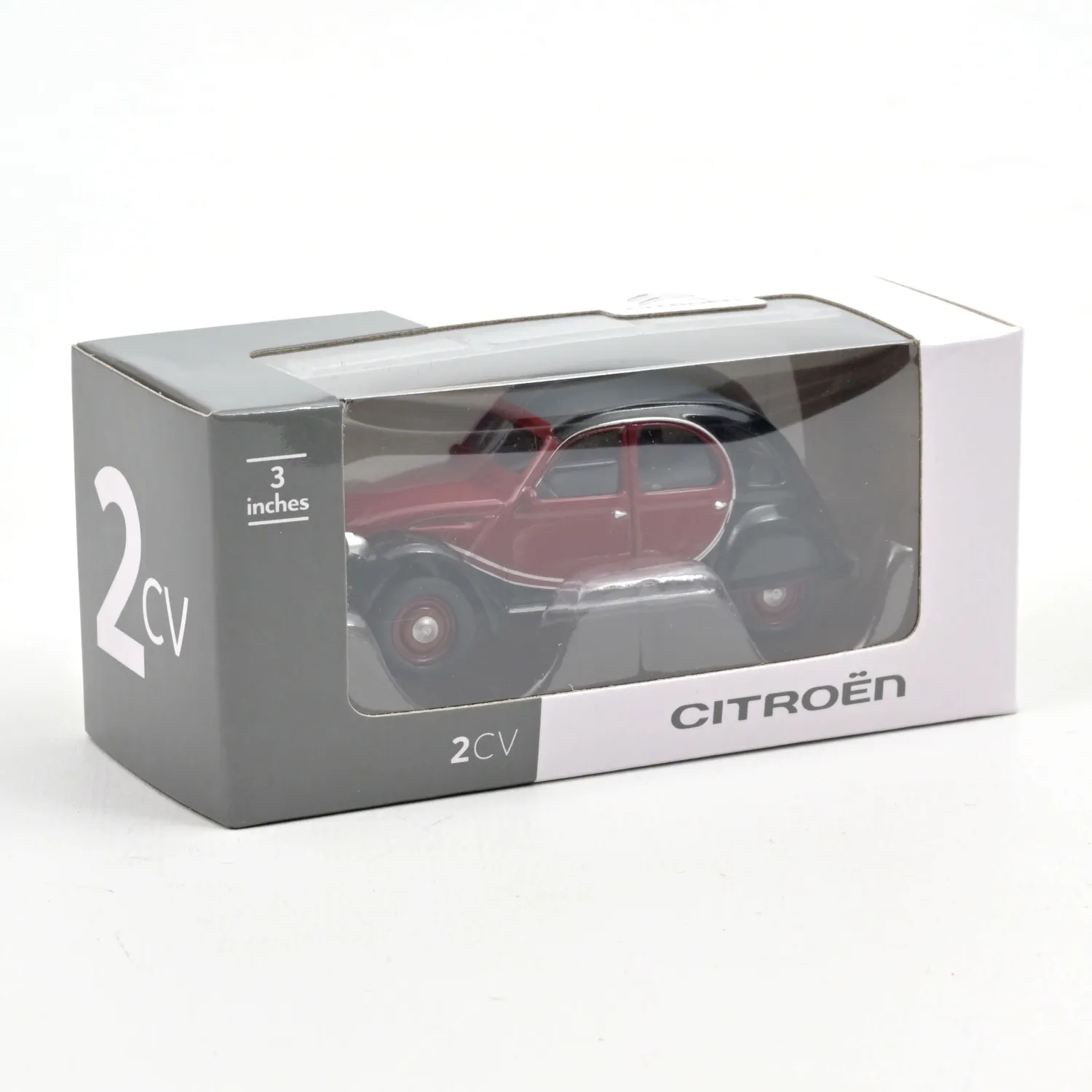 Norev Citroën 2CV Charleston 1982 miniature 1/54 Rouge Noir