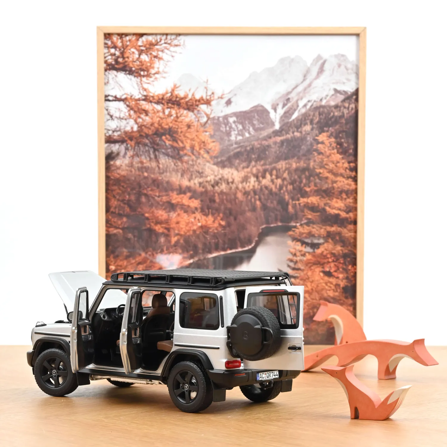 Norev Mercedes Classe G 2024 miniature 1/18 argent